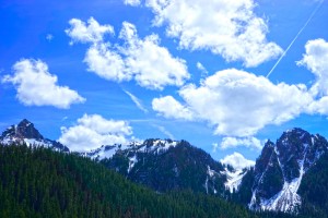 In the Cascade Mountains